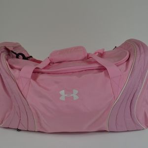 under armour pink duffle